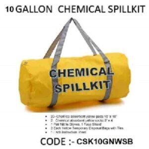 10 Gallon CSK10GNWSB Chemical Spill Kit