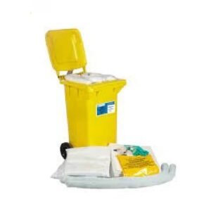 30 Gallon (120 Ltrs) Chemical Wheeled Bin Spill Kit